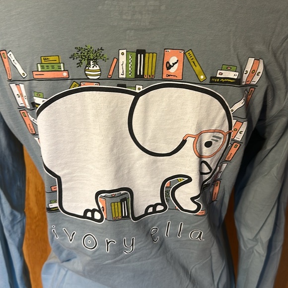 Ivory Ella Long Sleeve Shirt, Size Medium - Picture 3 of 5